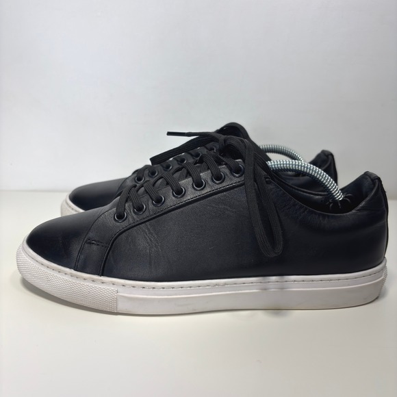 Thursday Boot Company Black Leather Lace Up Sneakers Size 8 - Picture 13 of 13